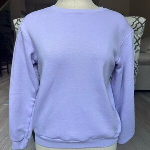 H&M Light Purple Crew Neck Sweater